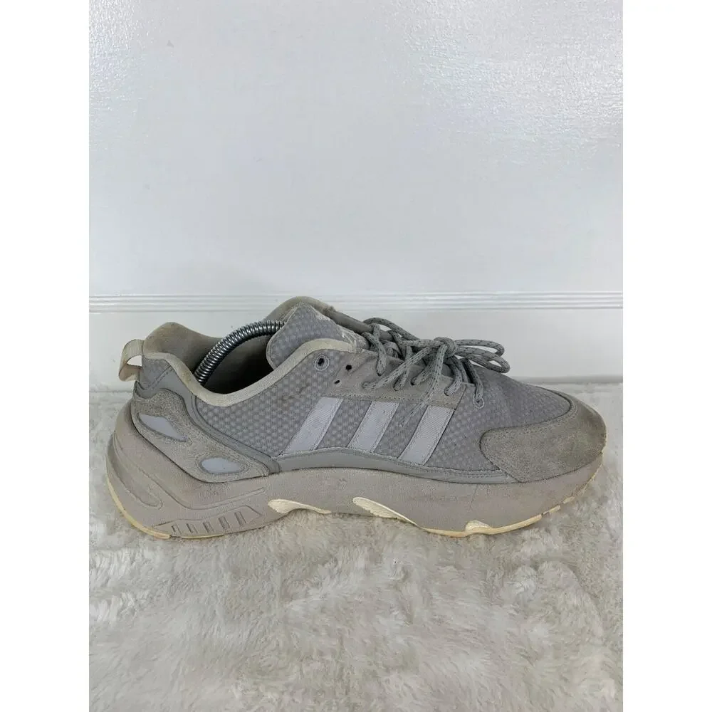 Adidas ZX22 Boost Mens Sneakers Size 11 Gray Mesh & Suede Athletic Shoes